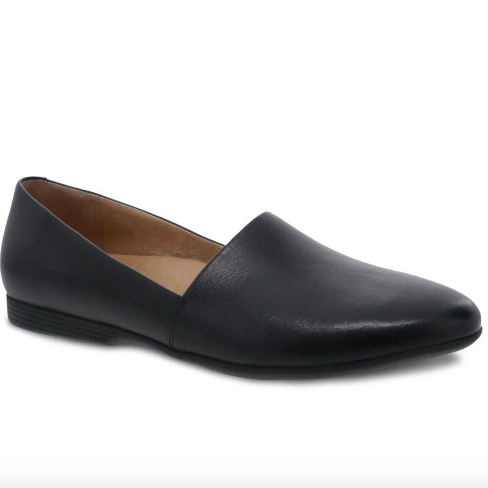 Dansko Larisa Flat (Black Milled)